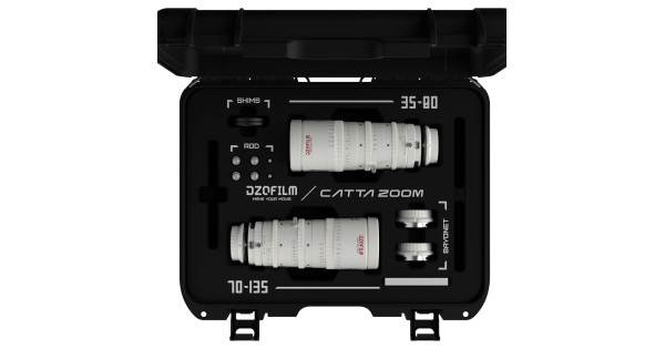 DZOFILM Catta 35-80 & 70-135mm T2.9 E-Mount Cine Zoom 2-Lens